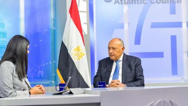 Egypt’s Foreign Minister on his country’s leadership and the war in Gaza