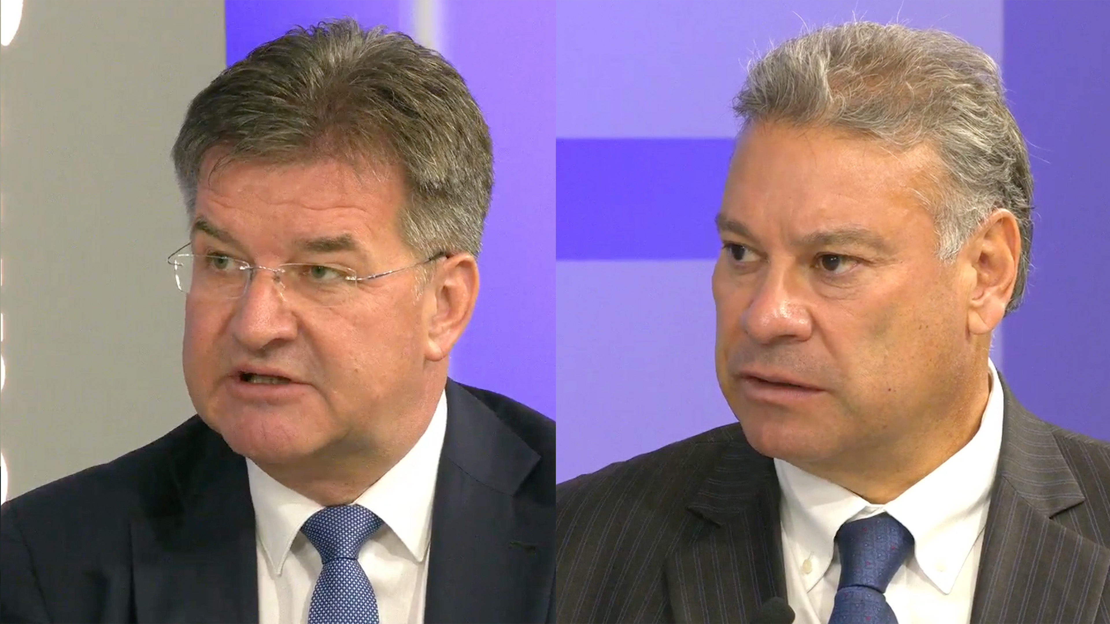 Gabriel Escobar and Miroslav Lajcak on relations between Serbia and Kosovo