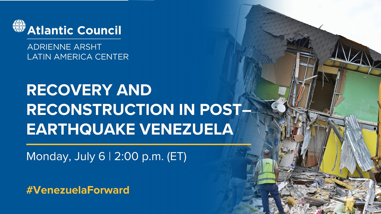 Recovery and reconstruction in post-earthquake Venezuela