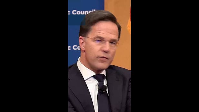 Dutch Prime Minister Mark Rutte on lo...