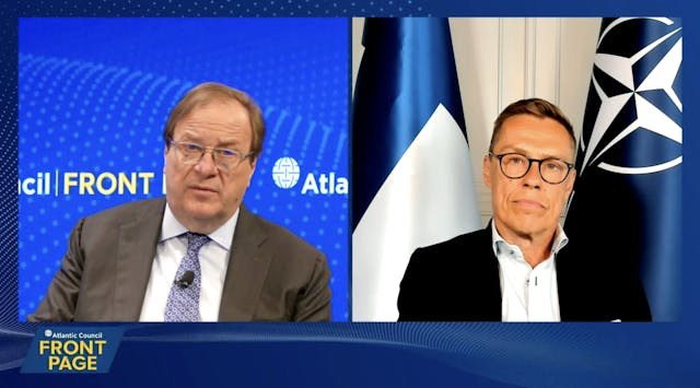 Finnish President Alexander Stubb on ...