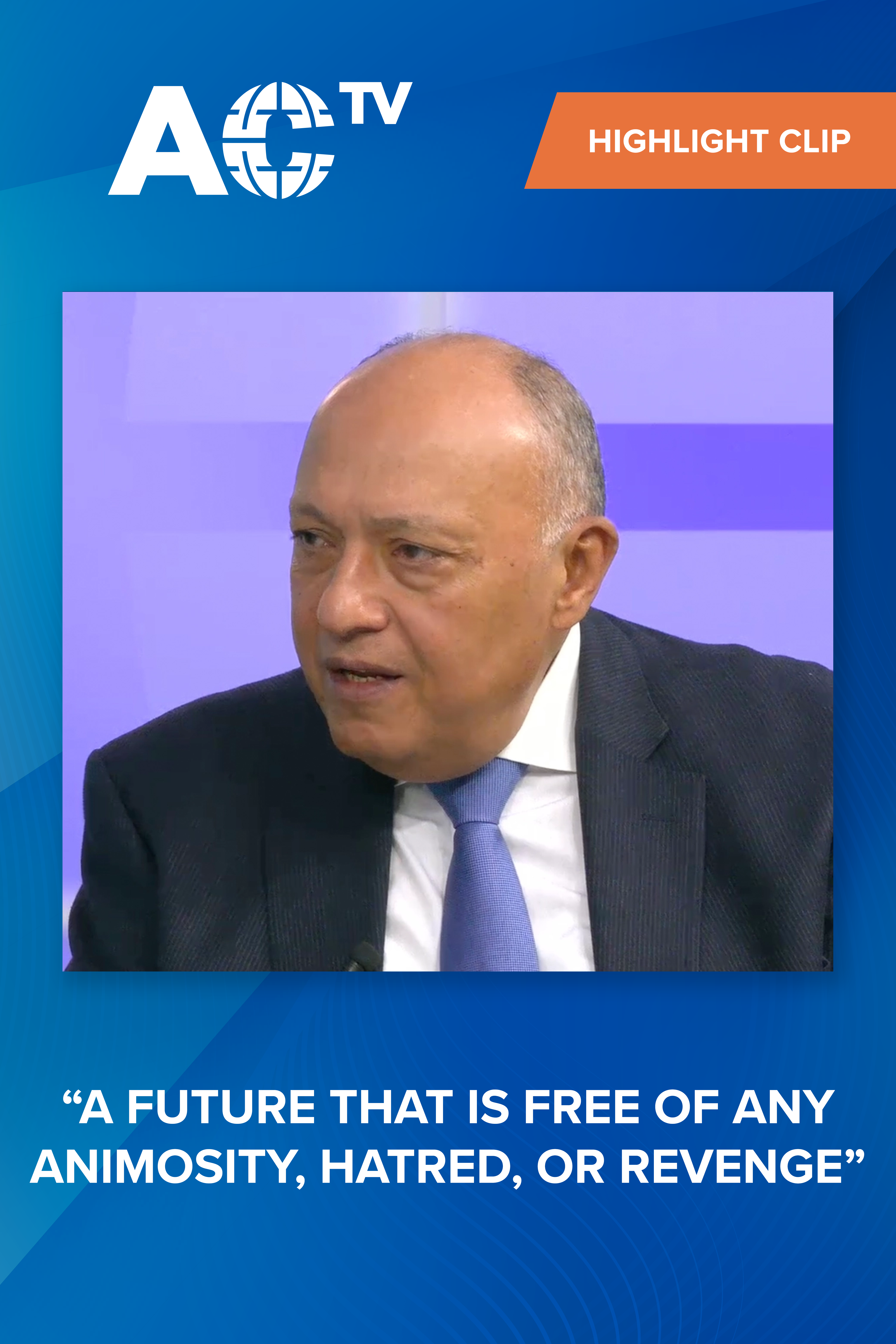 Egypt's foreign minister: two-state solution needed for Israel-Hamas conflict