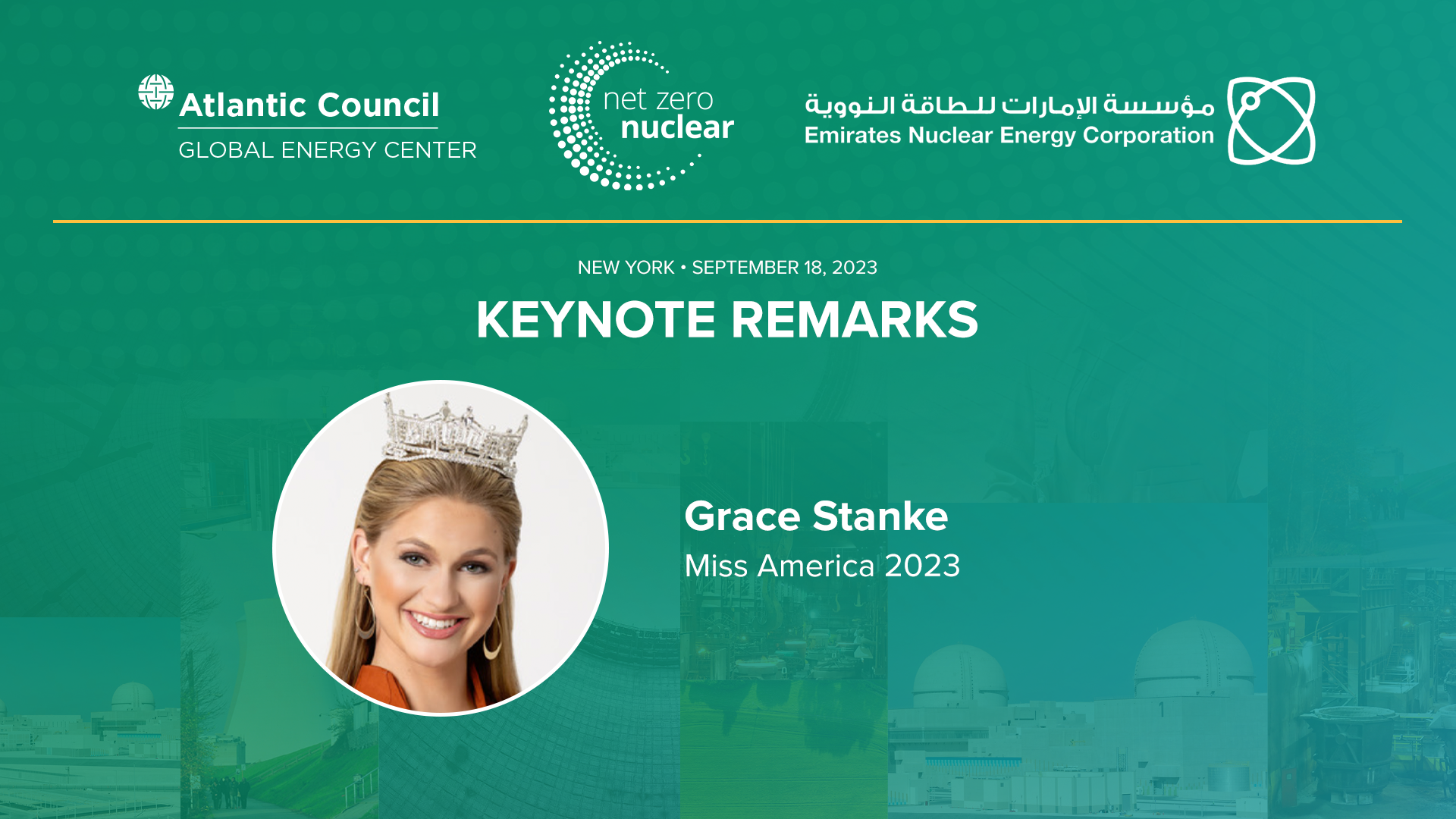 Keynote remarks by Grace Stanke