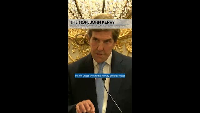 Climate Envoy John Kerry on the priva...