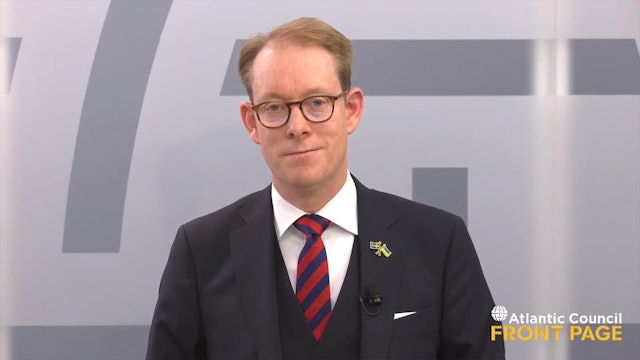 Sweden's Minister for Foreign Affairs Tobias Billström