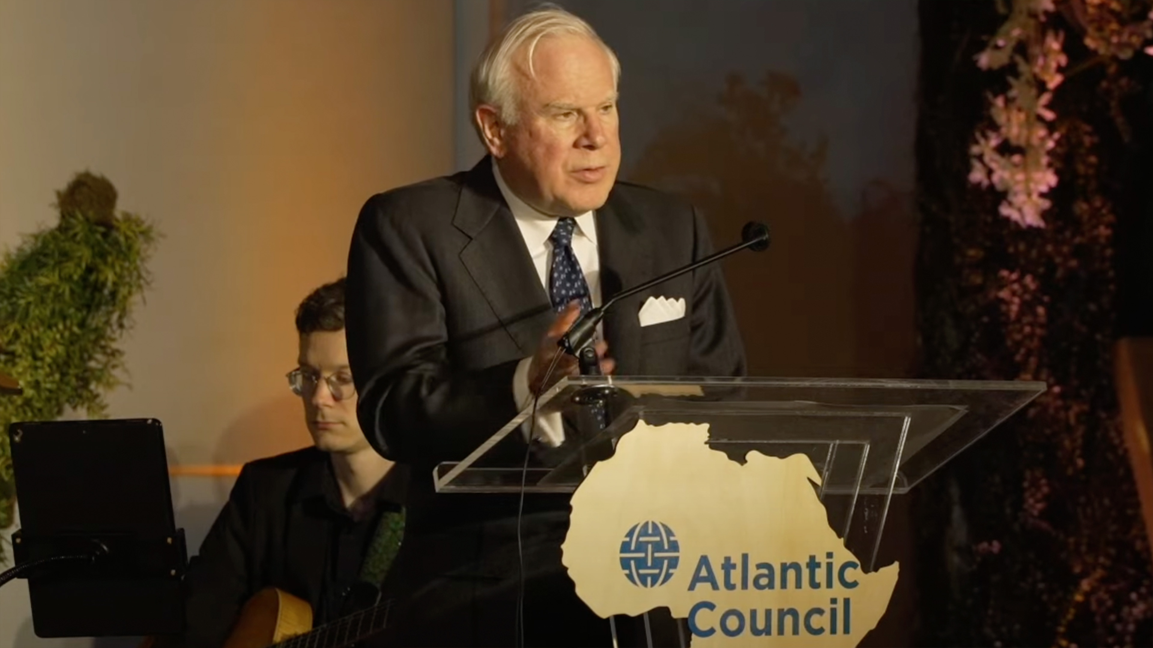 John Rogers at the US-Africa Leaders Summit Welcome Dinner