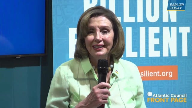 Speaker Nancy Pelosi on climate and r...