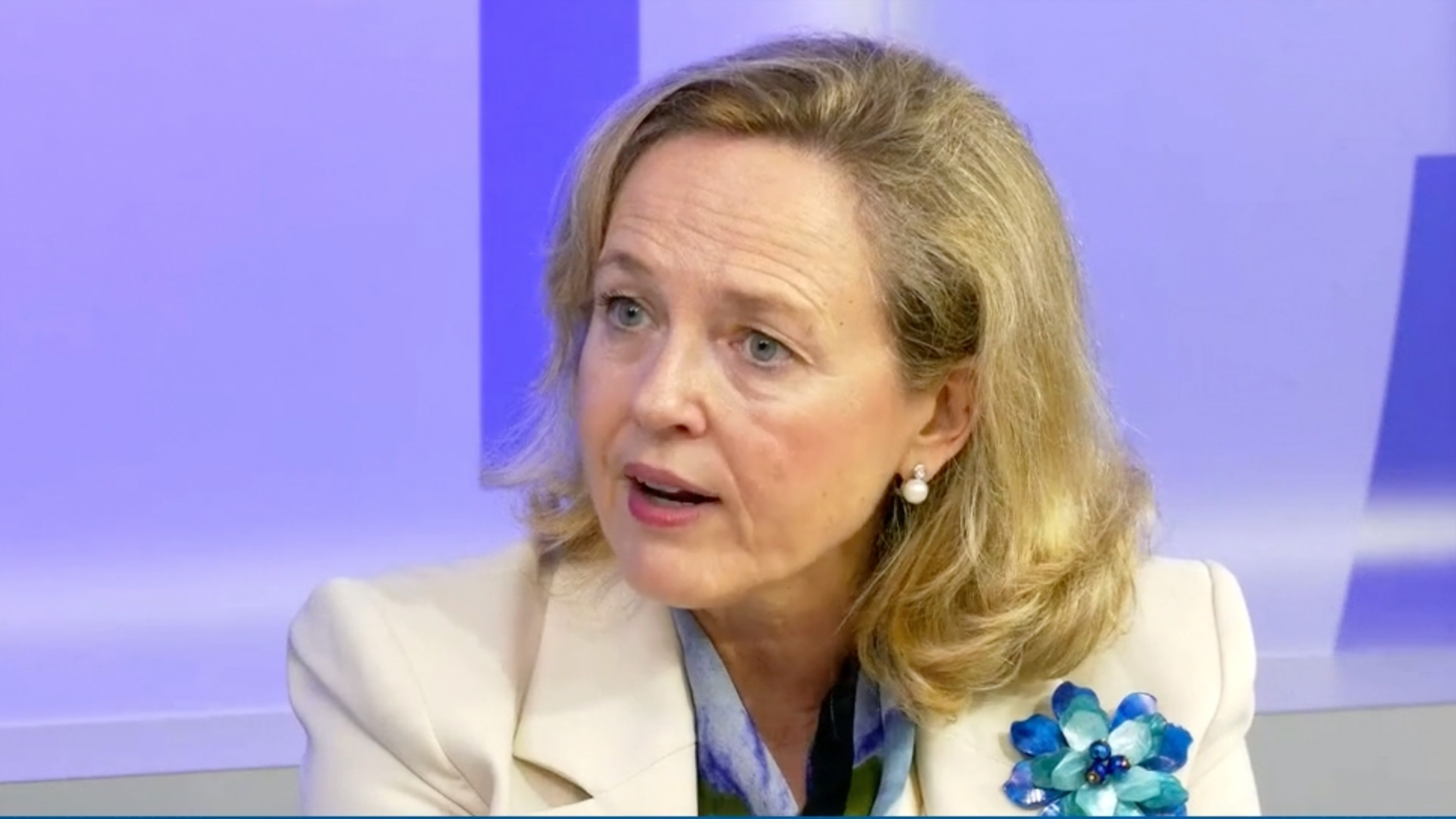 President of the European Investment Bank, Nadia Calviño