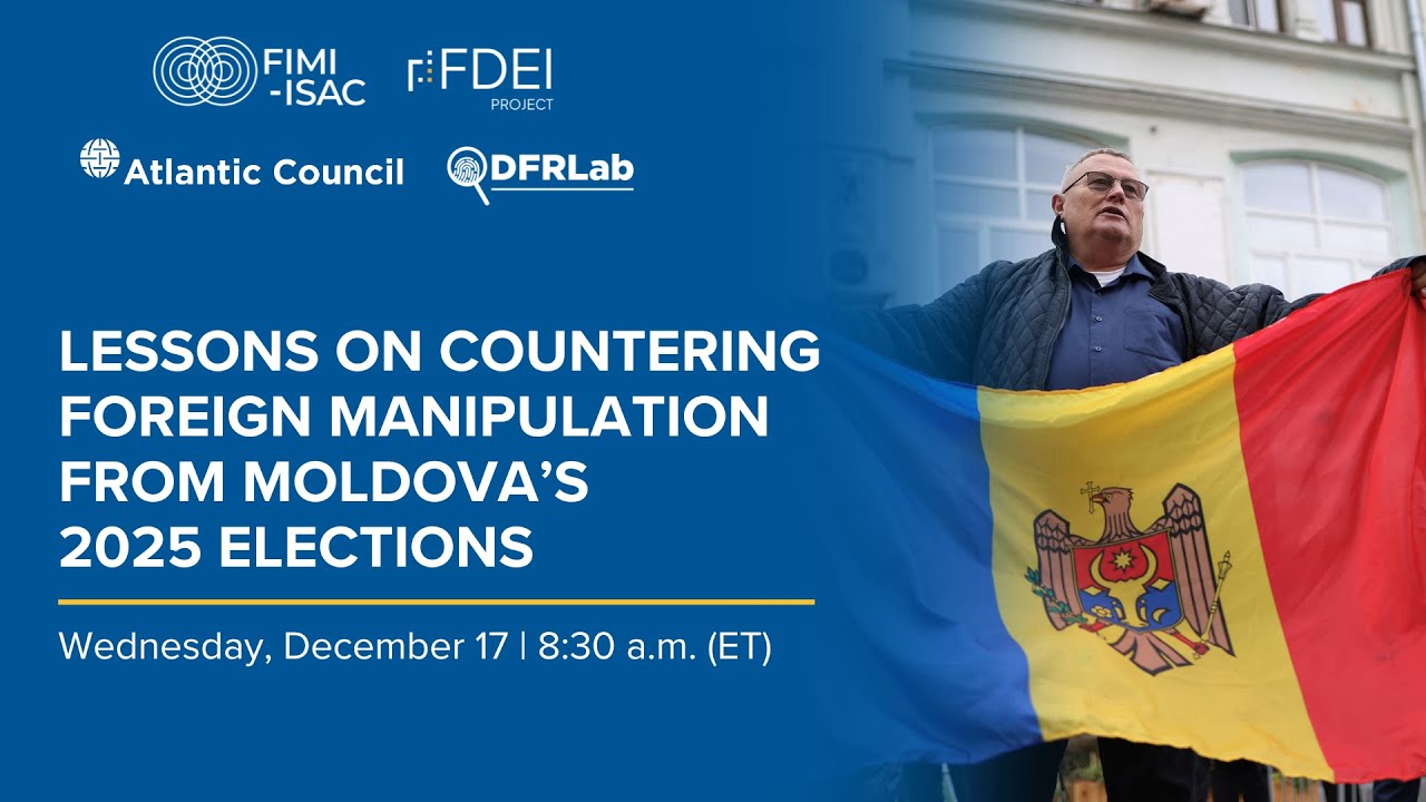 Lessons on countering foreign manipulation from Moldova’s 2025 elections