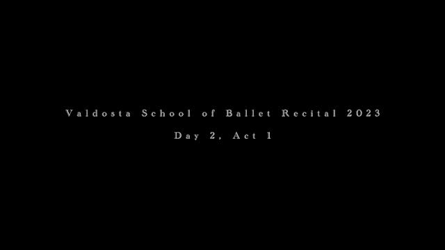 VSOB Recital 2023 Day 2 Act 1