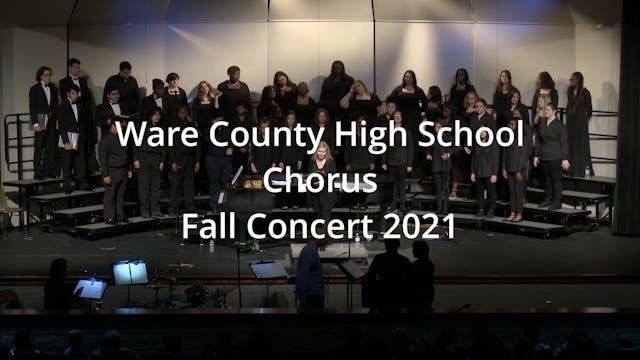 WCHS Chorus Fall Concert 2021