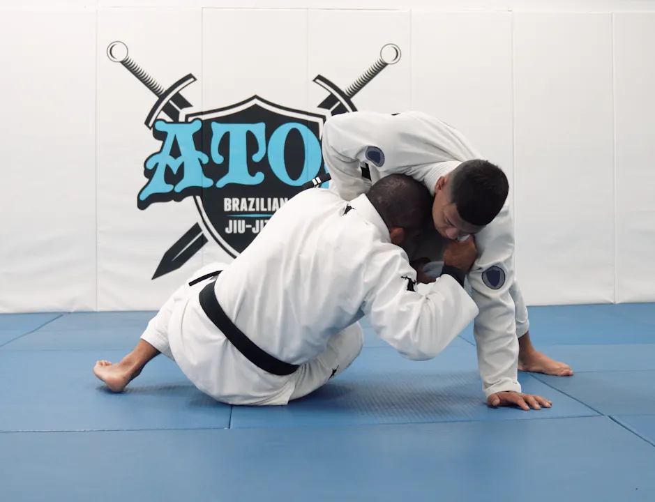 Double Collar Guard Pull to Sit Up Guard | Part 2 - Andre Galvao - Atos ...