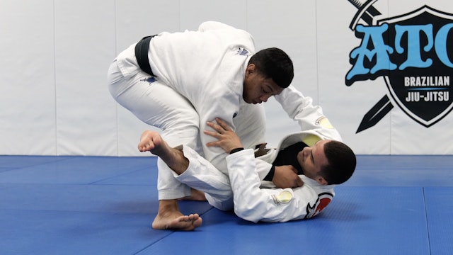 Passing Open Guard With Collar & Pant Grip Review + Long Step Variation