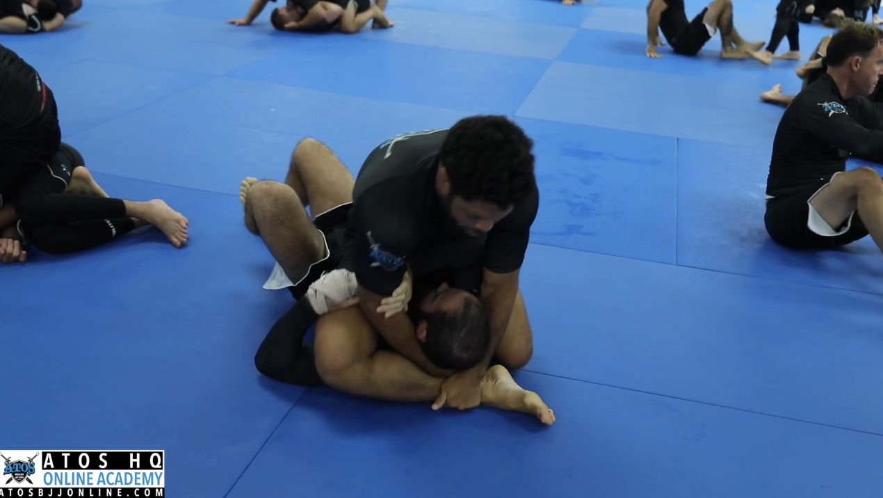 Andre Galvao Sparring With Purple Belt Student