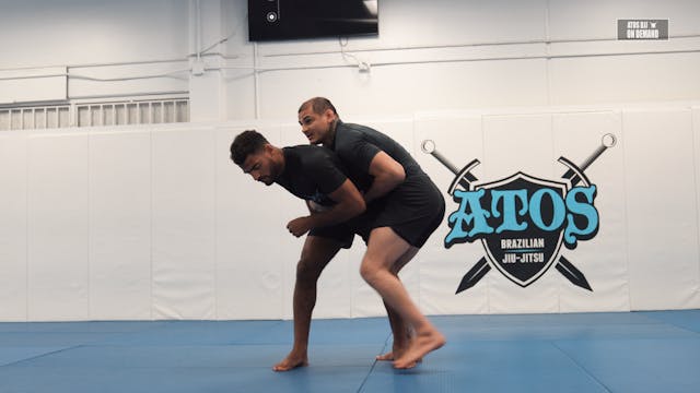 Hand Fighting to Body Lock Position 