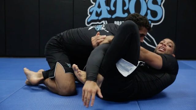 Back Take with Arm Drag from Half Gua...