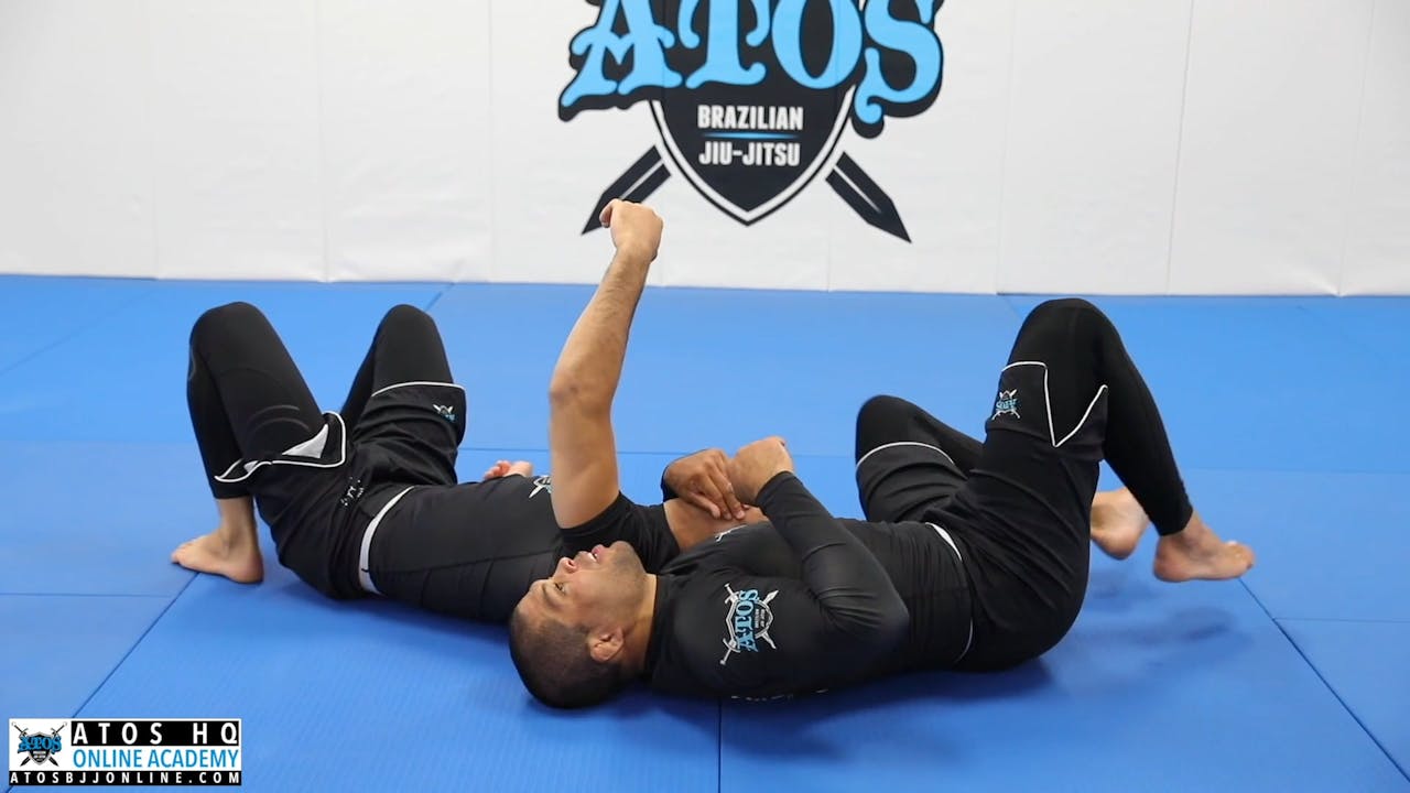 Chin Strap Pass to Neck Crank Choke Atos BJJ OnDemand
