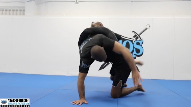 Double Leg & Over Under Takedown from Rear Body Lock Position
