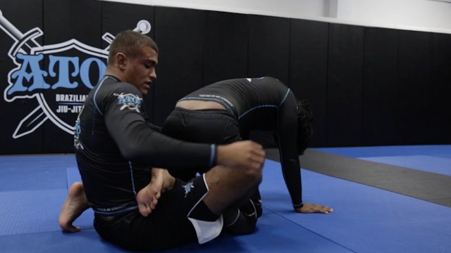 Calf Slice Sub Attack From Reverse DLR Guard | Kiss Of The Dragon