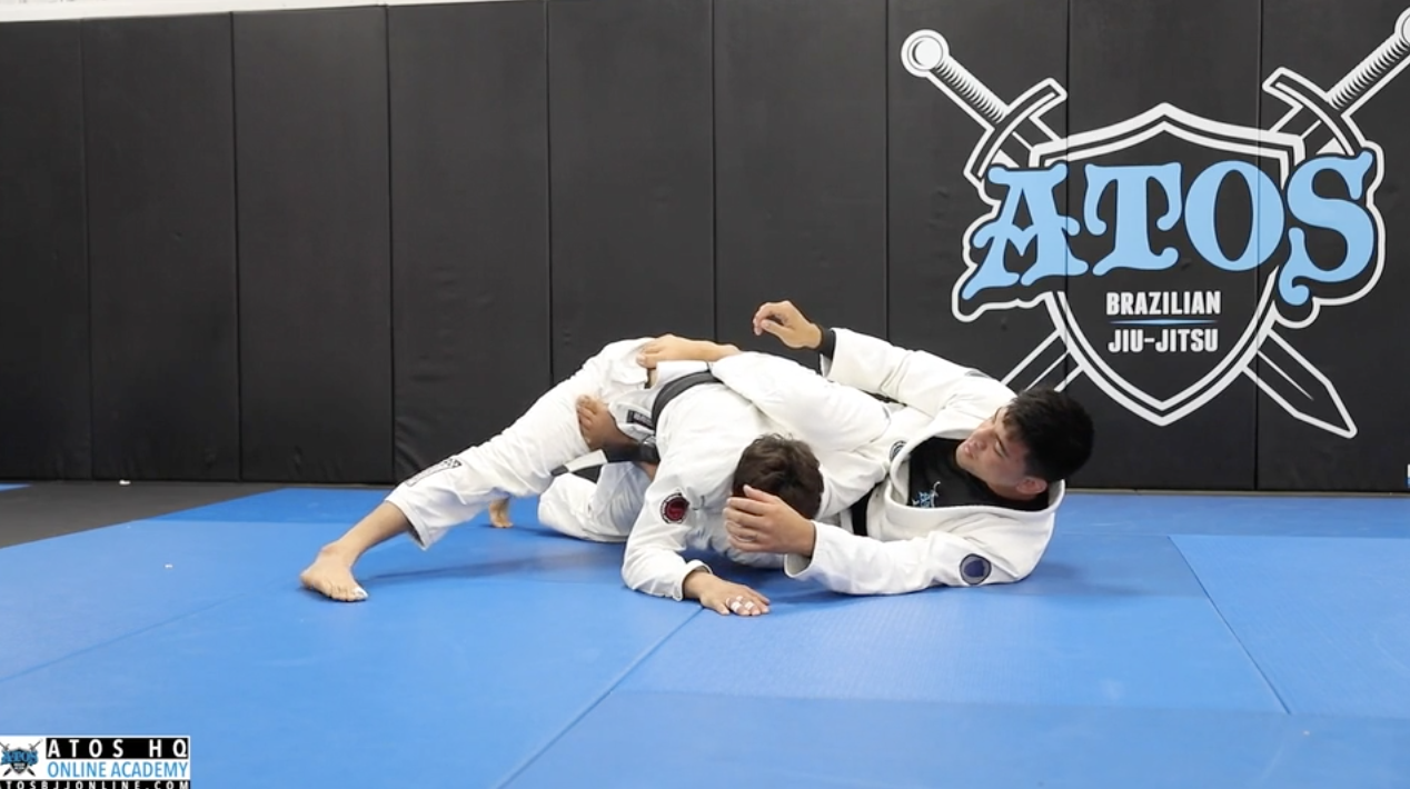 Omoplata Attack From Butterfly Guard 