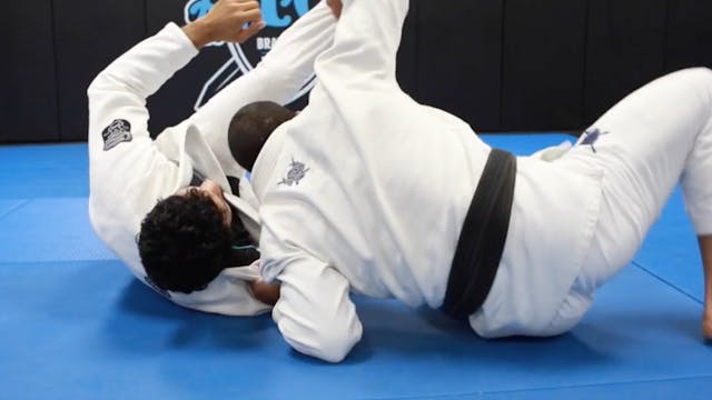 Long Step and Knee Cut from Reverse D...