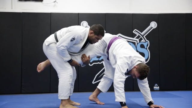 Sit Up Single leg Sweep Attack To Twi...