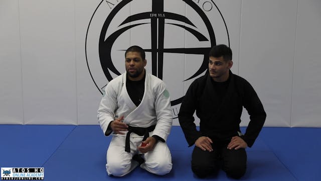 One Hand Choke Counter Against Over Under Pass