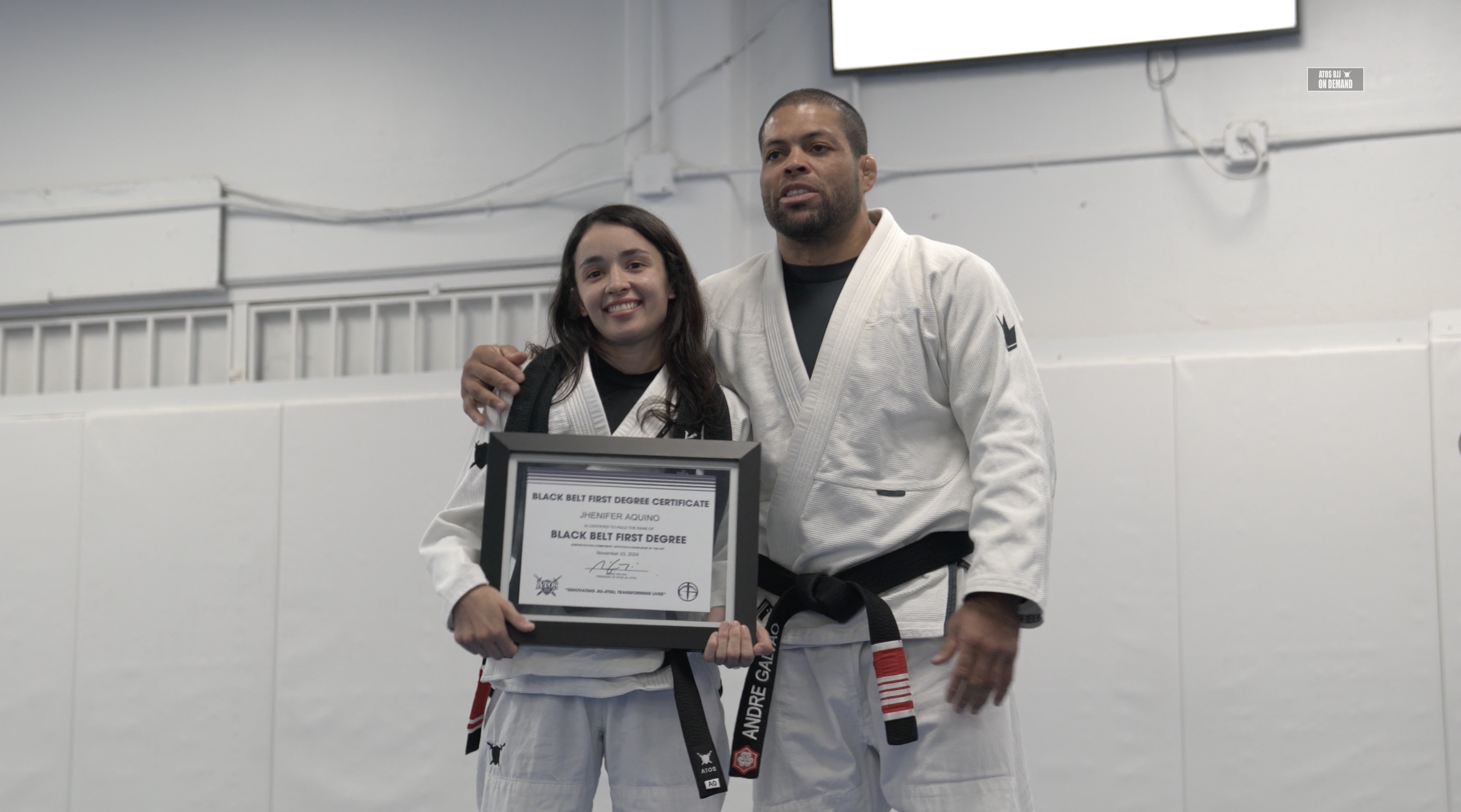 Jhenifer Aquino Promoted To Black Belt 1st Degree
