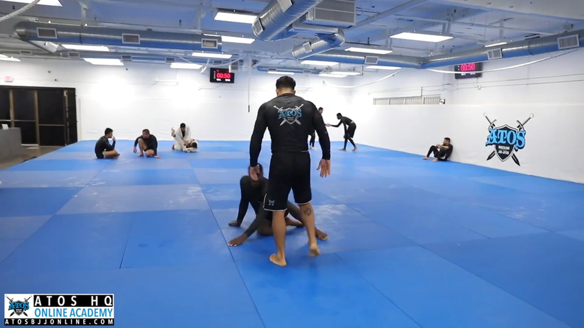 6x ADCC World Champ Andre Galvao Sparring Session Pan BB Champ Ronaldo Jr.