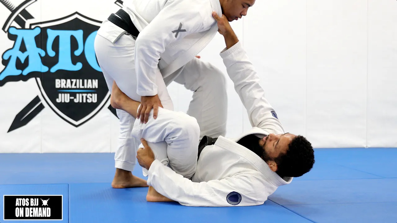 Deep DLR to X Guard Sweep - Dominique Bell - Atos BJJ OnDemand