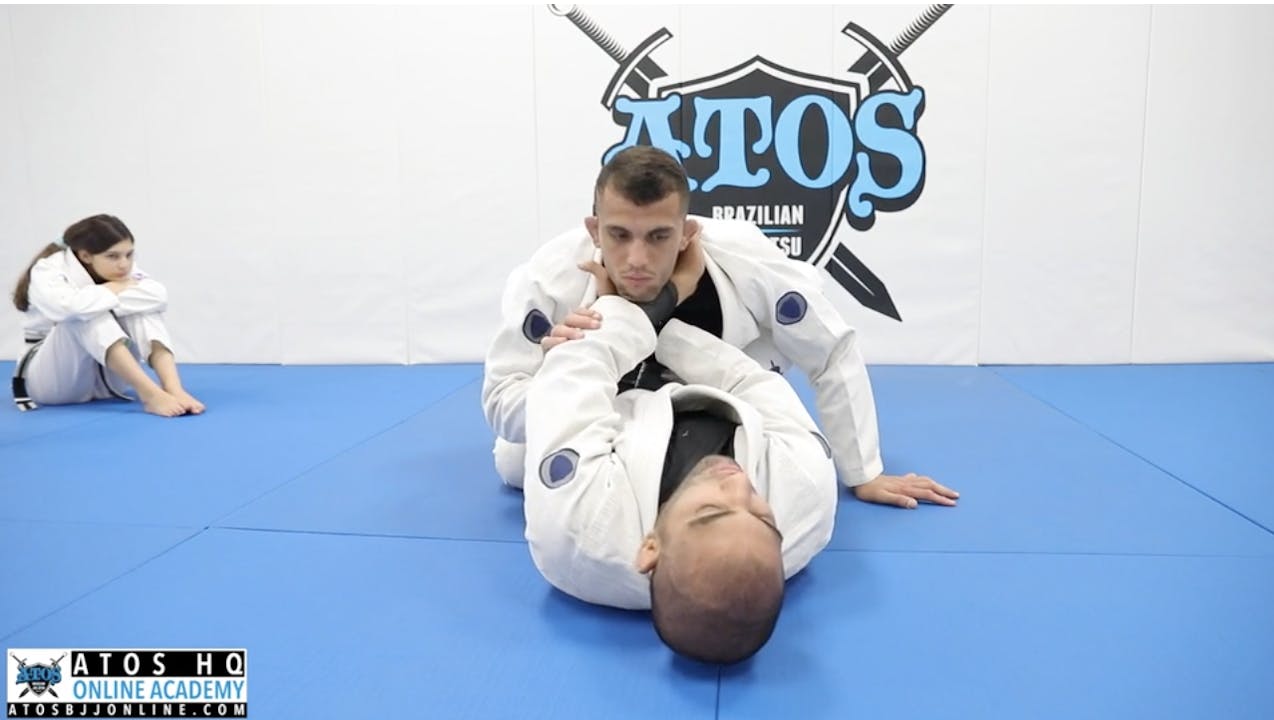 Basic Cross Choke From Closed Guard Nisar Loynab Atos BJJ OnDemand