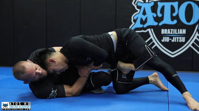 Sweep From Half Guard to Mount