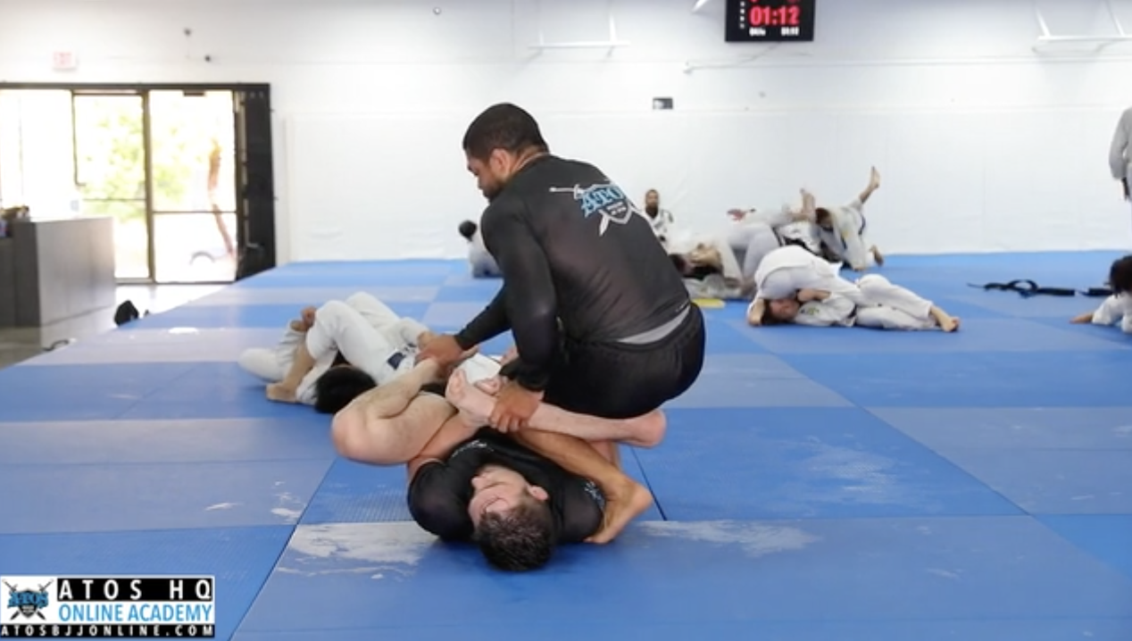 Sparring: Andre Galvao vs Talented Purple Belt Justin Pearce