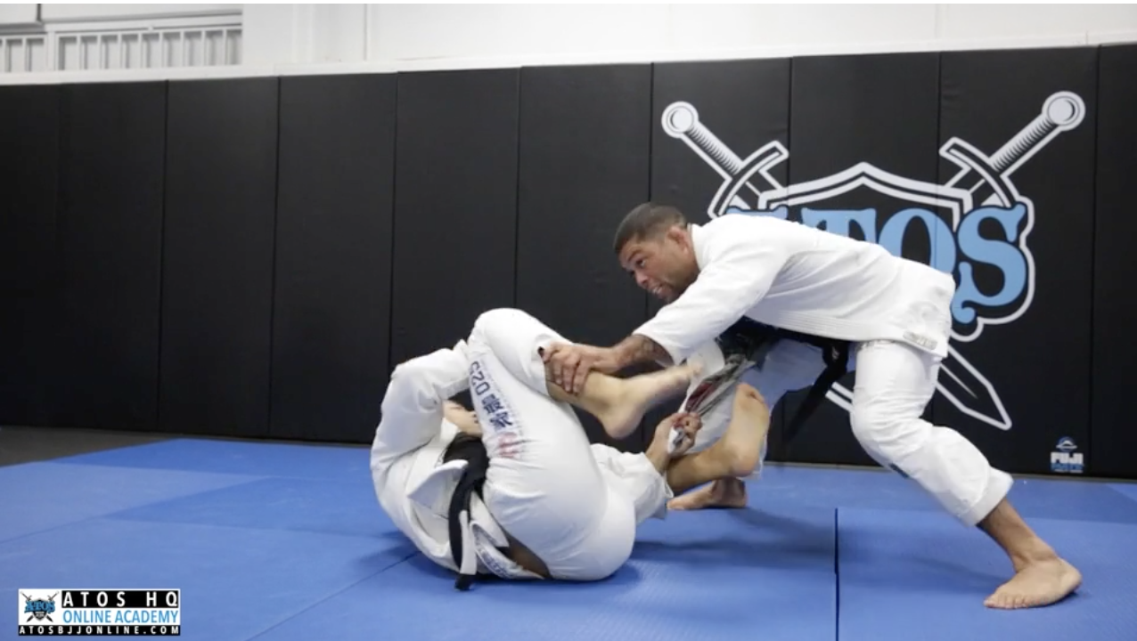 High Step Toreando Pass + Arm Bar Sub When Opponent Plays DLR With Lapel