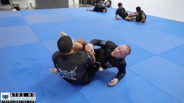 Galvao Rolling During No Gi Class Wit...