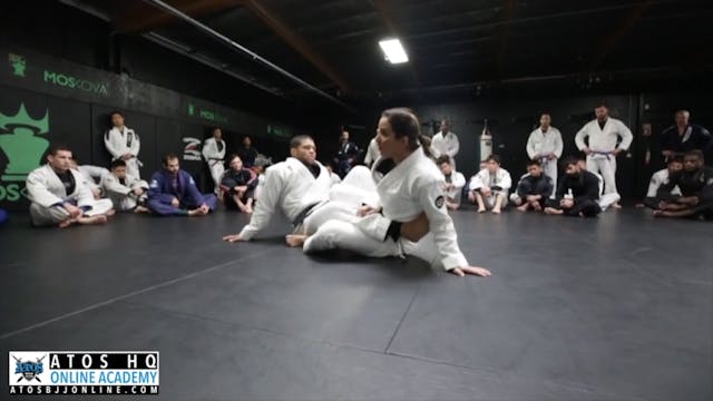 Setting Up the Ankle Lock Submission ...