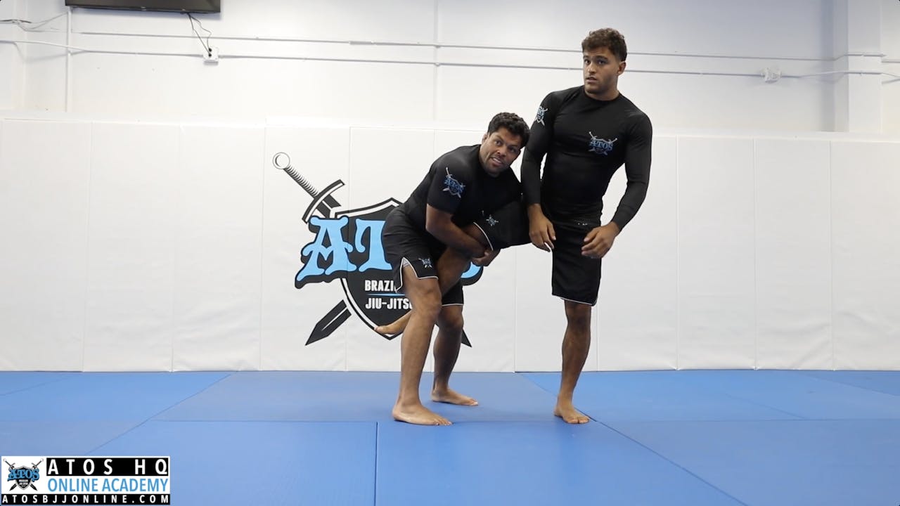 Elbow Pass Setting Up to Takedown Attacks Single, Double and Body Lock Andre Galvao Atos
