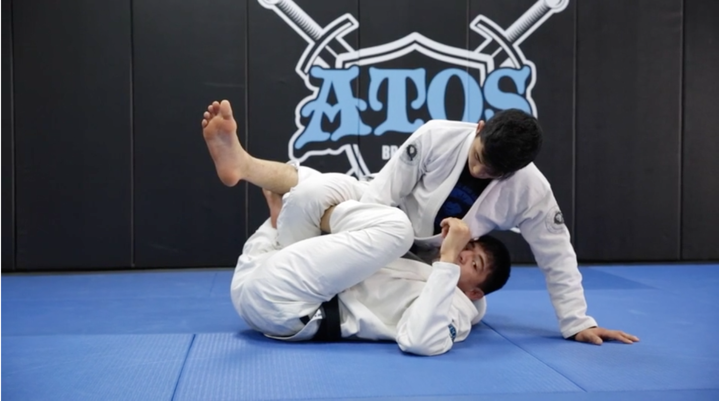 Deep Half Guard with Front Hook + Calf Slice Sweep