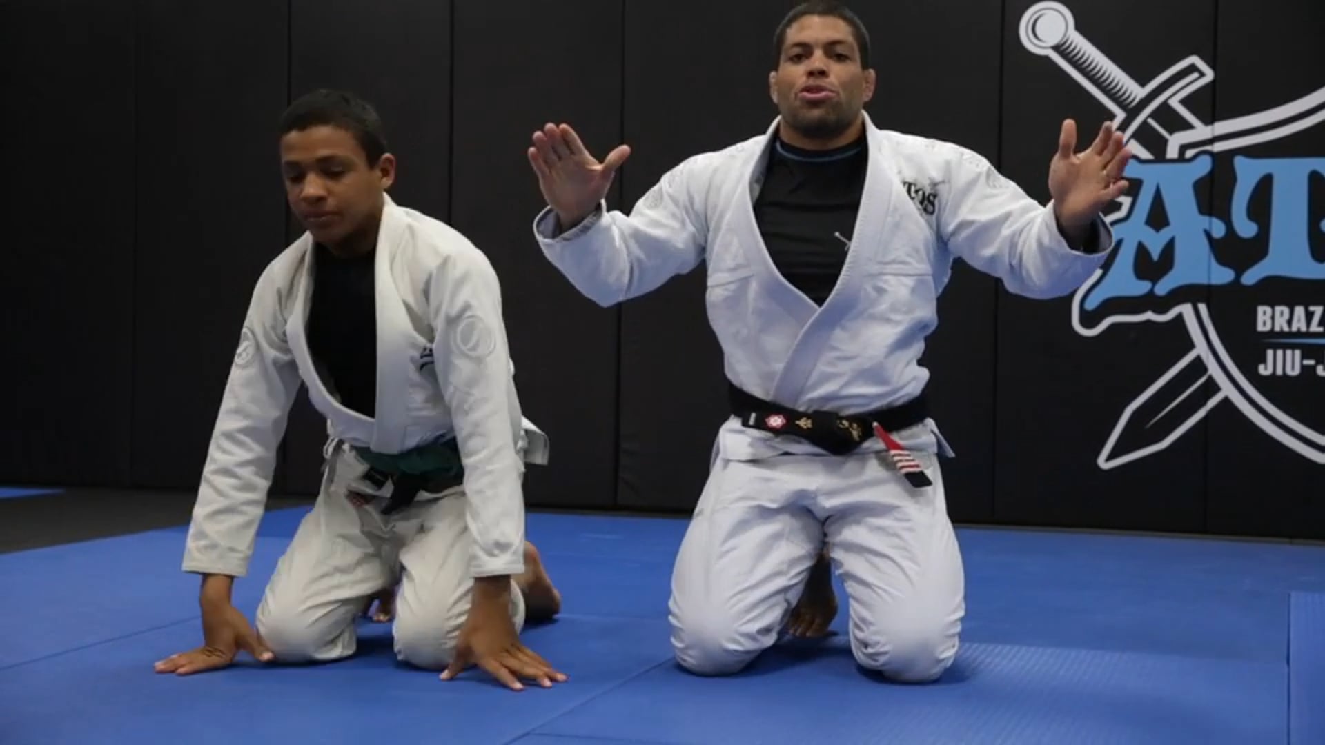 Sweep From De la Riva Guard to Passing Using a Knee Cut