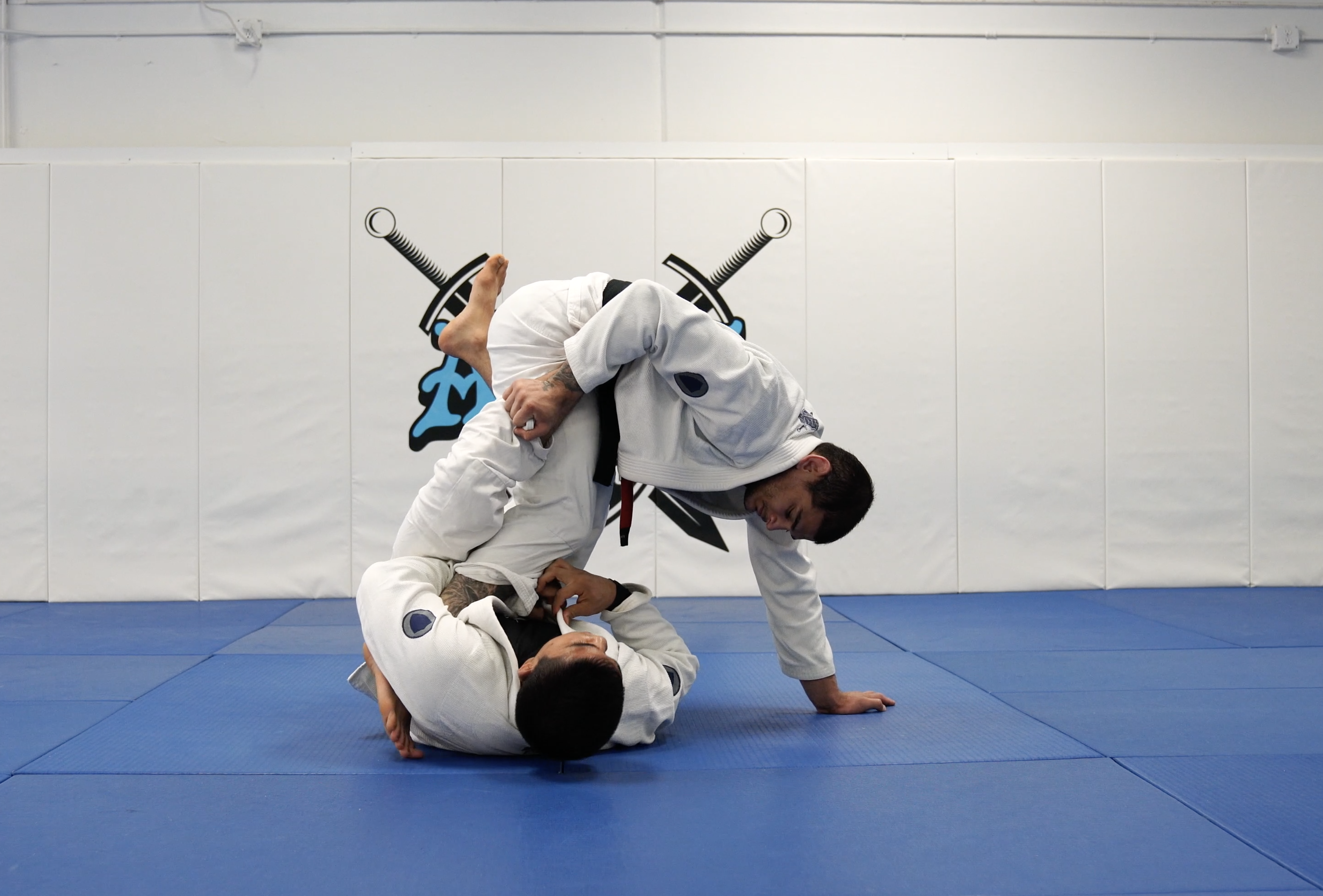 One Leg X Sweep with a Foot Lock Grip