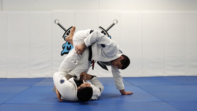 One Leg X Sweep with a Foot Lock Grip