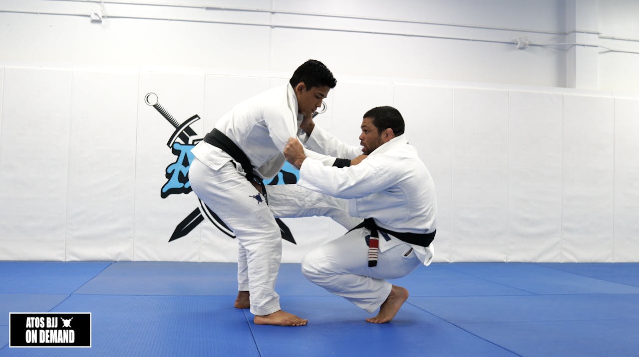 Fake Guard Pull to Ankle Pick & Single Leg Andre Galvao Atos BJJ