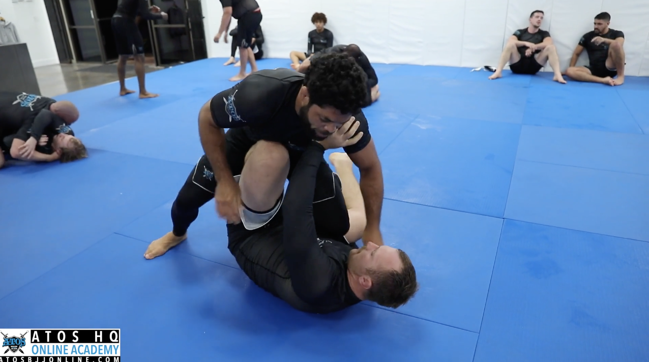 ADCC World Champion Galvao Rolling With One Of His Purple Belt Students Whytt