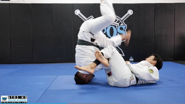 Hitchhiker Arm Bar Escape To Omoplata...