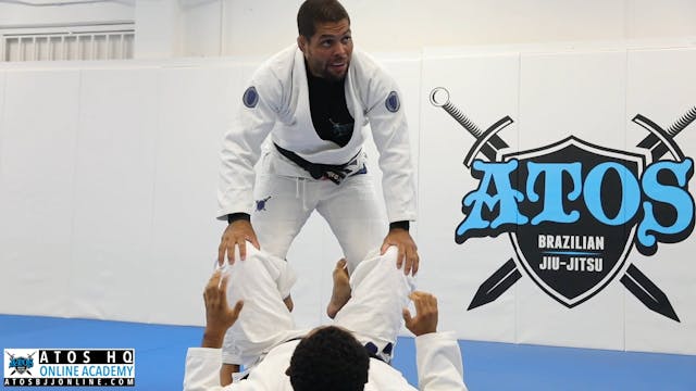 Calf Slice Crab Ride From 50/50 Guard + Back Take