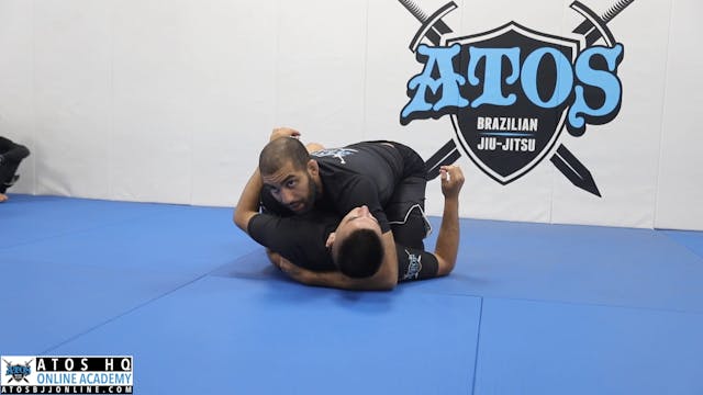 Half Guard Pass to Mount Variation wi...