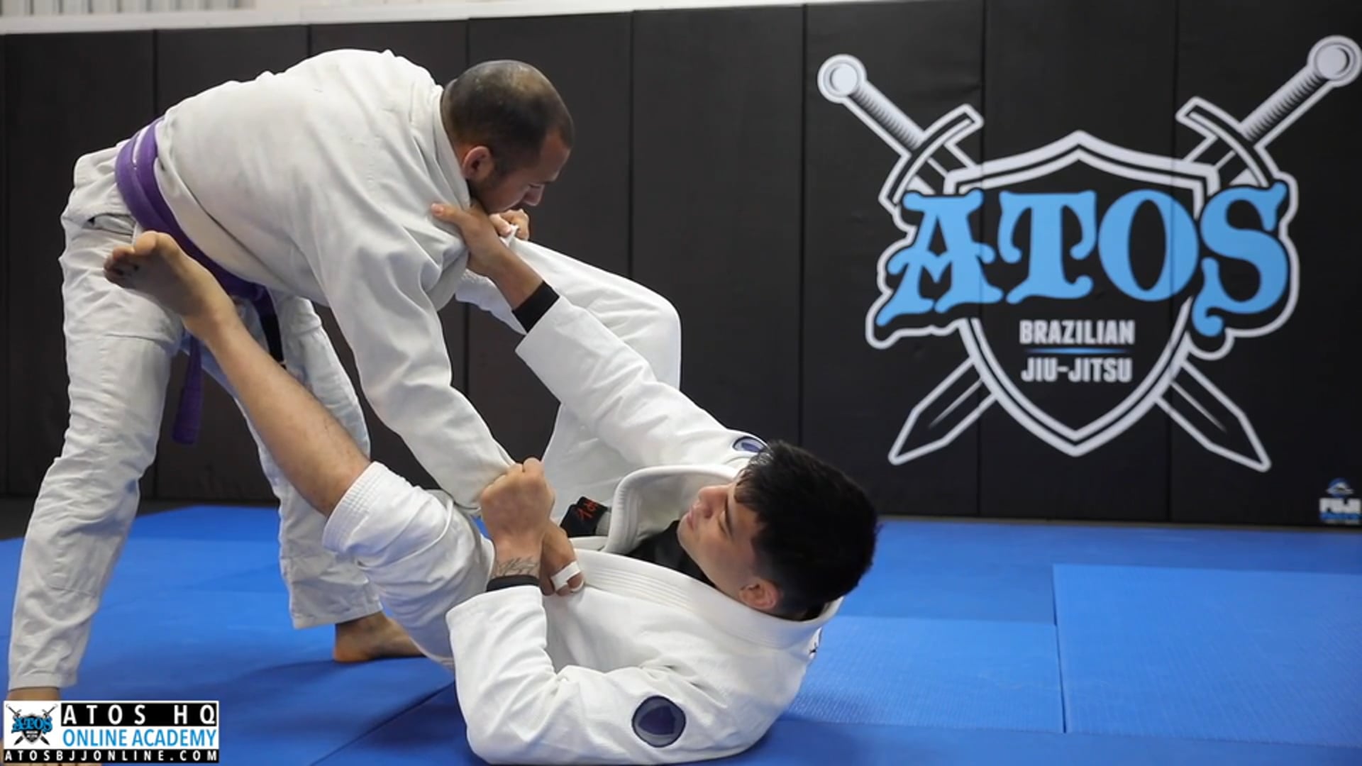 Sweep From X Guard to Foot Lock