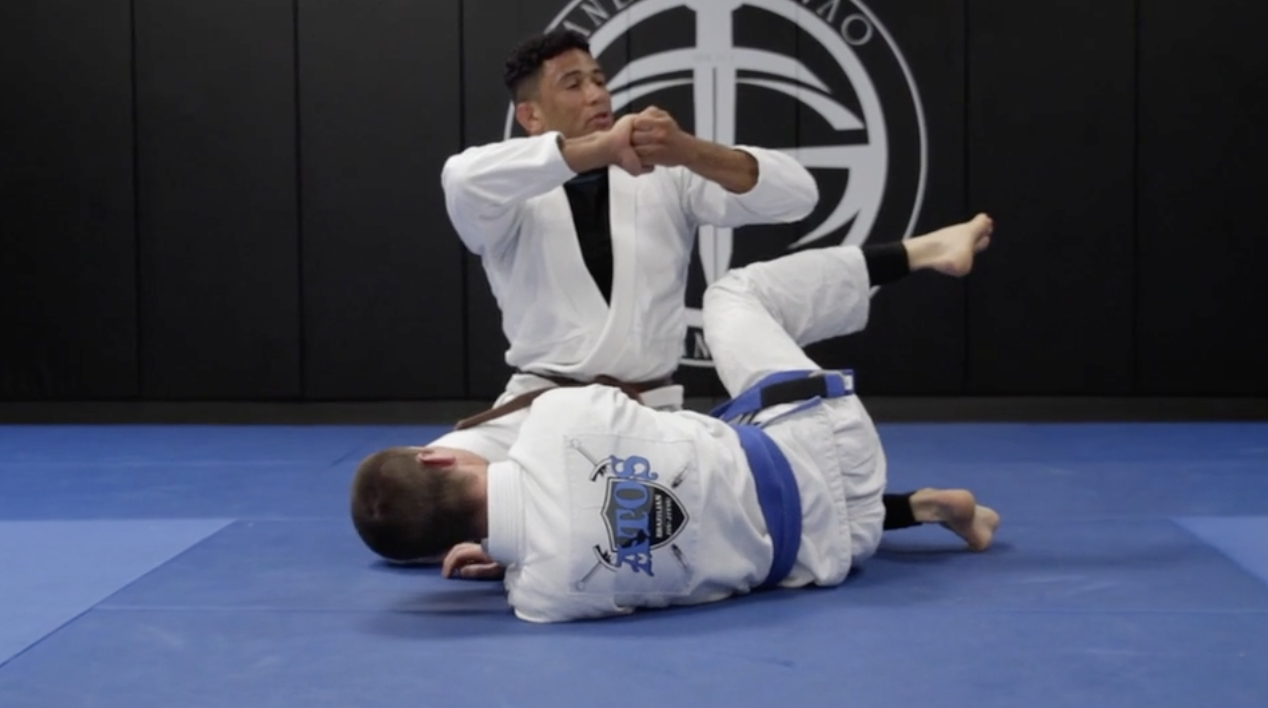 Seat Belt Over Head Posting Back Take From Side Control