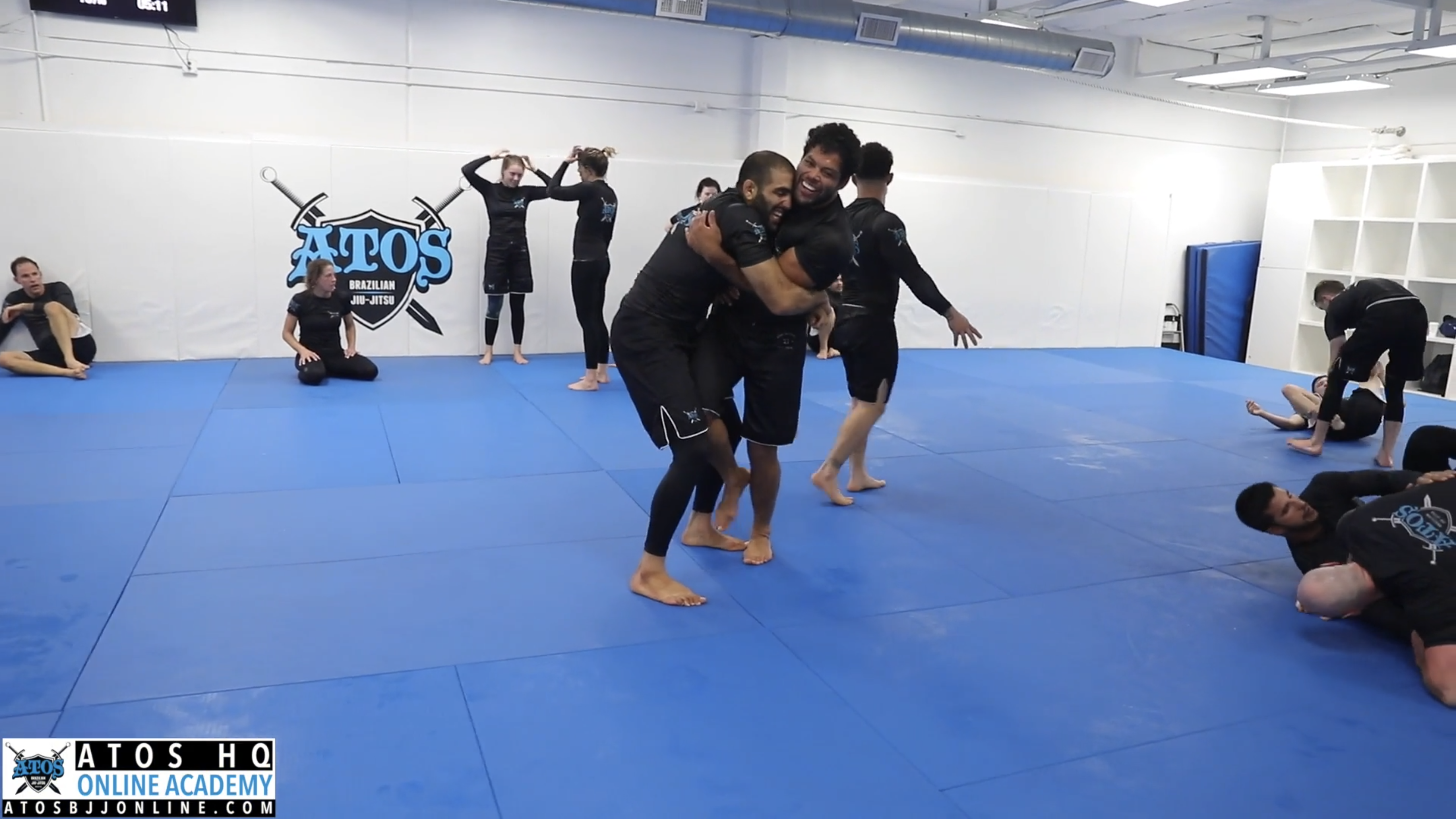 Fun Roll: Andre Galvao Rolls With One of His Black Belts Nisar Loynab 