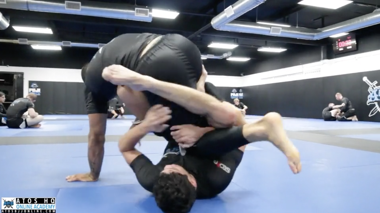 Sparring: Andre Galvao vs Aarin (Purple)